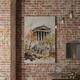 inspire.inc Lebanon Baalbek Temple of Bacchus Art Metal Poster 20x30cm/30x40cm/30x60cm