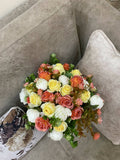 Massa Flowers Artificial Flowers Bouquet In Spring Colors