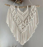 Reya Handmade Macramé White Wall Hanger