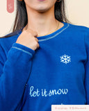 EVE.CLOSET Mother-Daughter Let It Snow Pajama