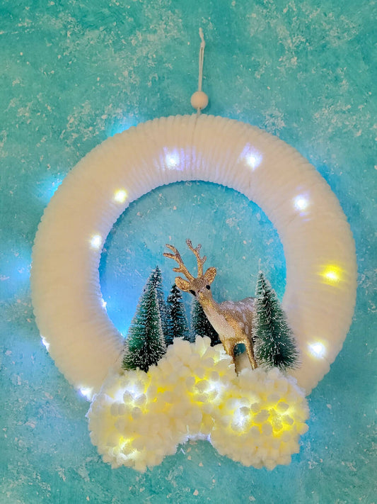 Karoun's Velvet Christmas Wreath