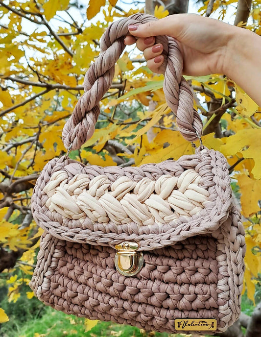 Valentina Handmade Bag Marshmallow Design