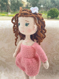 Handmade By Noha Handmade Crochet Doll "Aya" height 30cm weight 100 grame