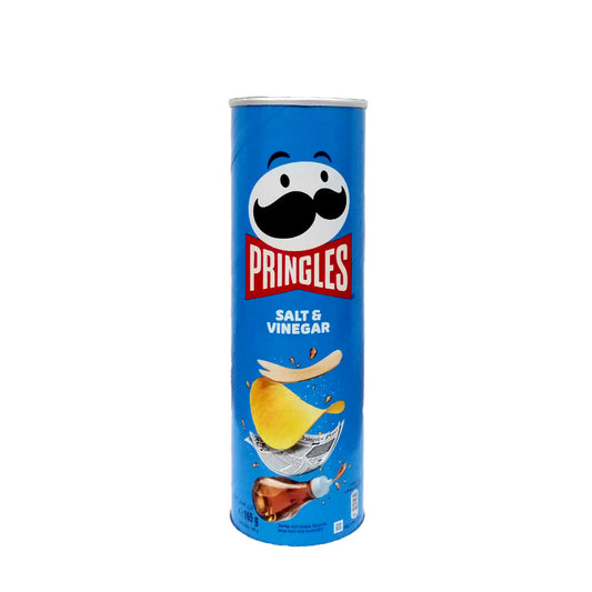 Pringles Salt & Vinegar 165 g برنغلز بطعم الملح والخل
