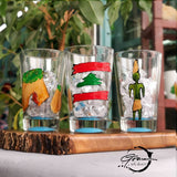 Grace T ArtStudio Handmade The Monuments Arak Set 6 Cups 125 ml