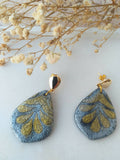 Handmade by Mona Handmade Polymer Clay Earrings 4.6cm