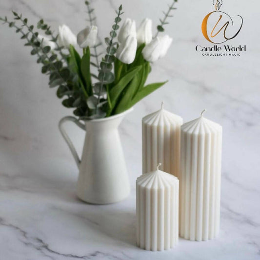 Candle World Handmade Cylinder Candle