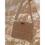 Crochet by Mona Handmade Flower Crochet Handbag Dimensions 26x21cm