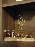 Craftline "Blessed" Wire Design with Photo-holder