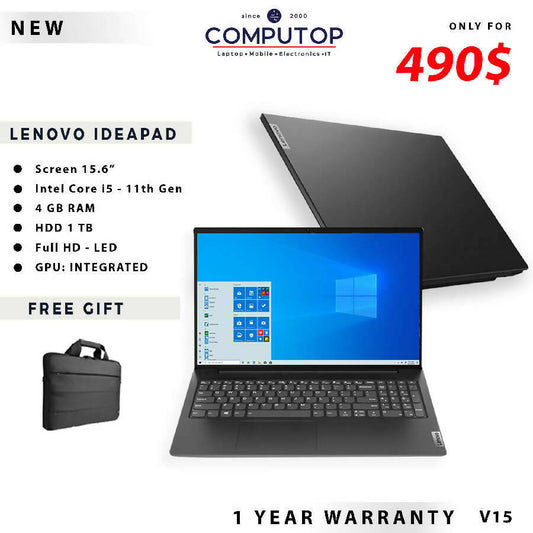 Lenovo Ideapad Black Laptop 15.6" Inch