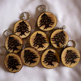 Yanart Studio Handmade Wooden Keychains