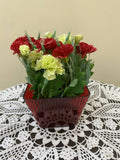 Massa Flowers Multi Flowers Artificial With Pots 25 cm