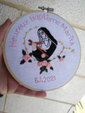 Angies Embroidery Handmade Embroidered 16cm Hoop