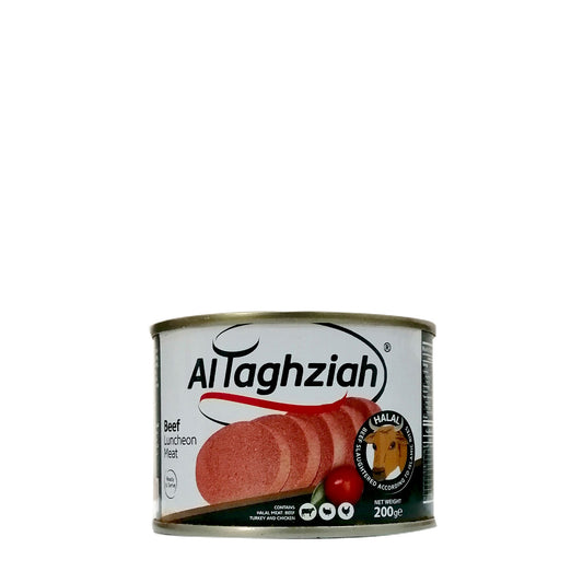 Al Taghziah Beef Luncheon Meat 200 g مرتديلا التغذية لحم لانشون بقر