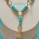 Accessoires by Madeleine Handmade Jewelry High Quality Turquoise Stone Goldplated Items “Unique “