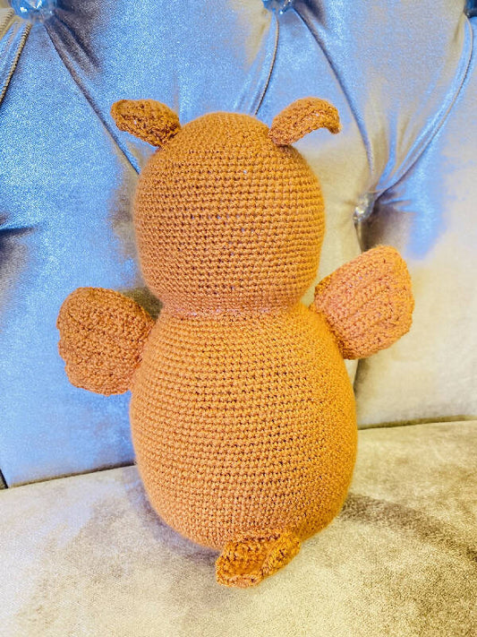 Handmade By Noha Handmade Crochet Owl height 28cm weight 0.08