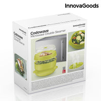 Thumbnail for InnovaGoods Fresh Microwave Double Steamer