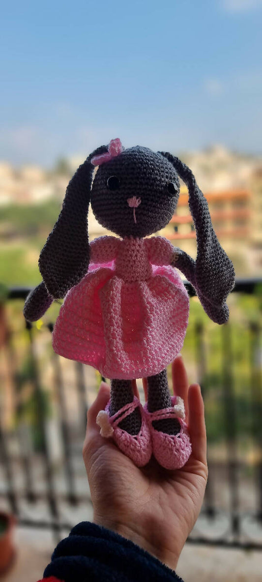 Handmade by rf Bunny Crochet Doll