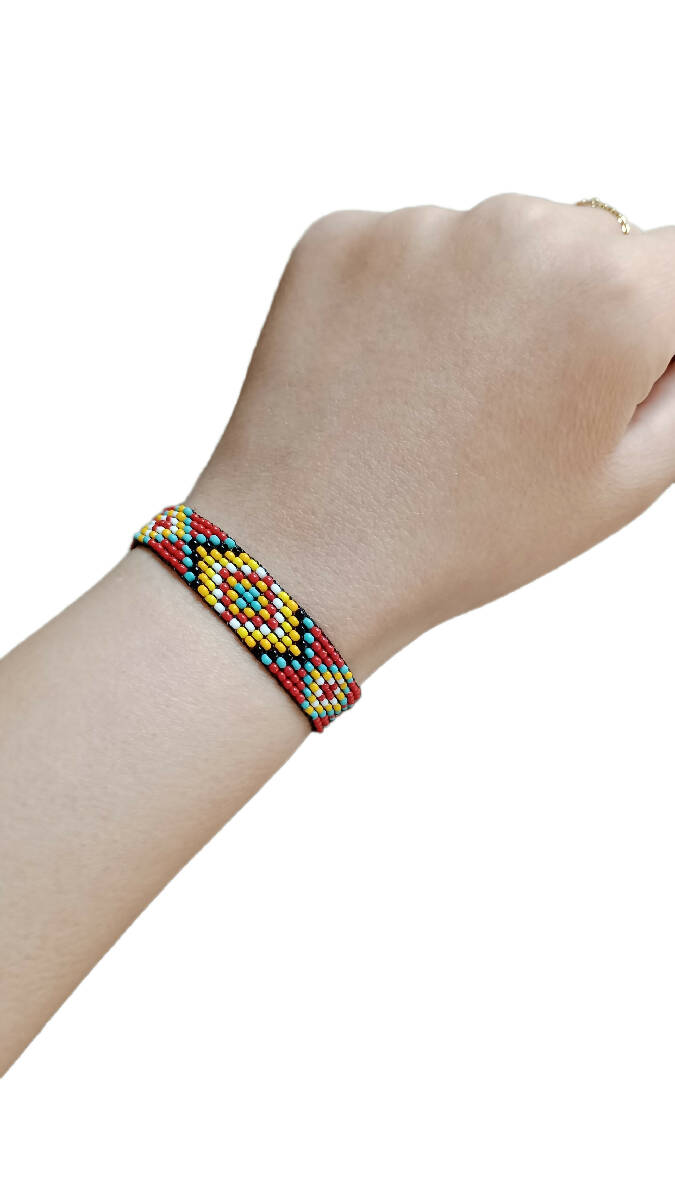 Glow By Rula Akhdar Handmade For Women Bead Loom Bracelet