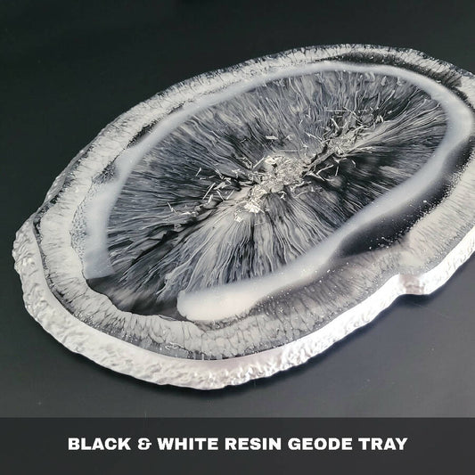 Karoun's Geode Resin Serving Tray