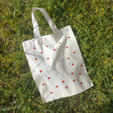 Merasia Handmade White Tote Bag