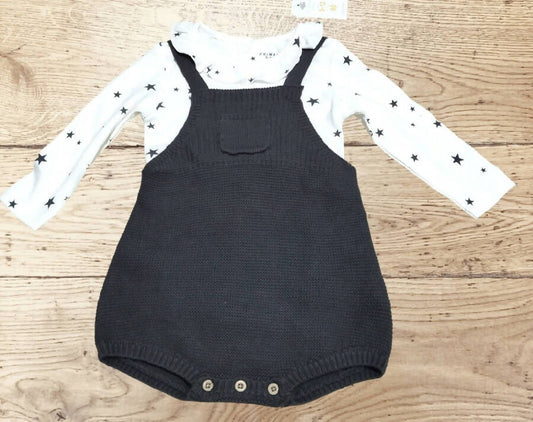 Za Closet Outlet Primark Baby 2 Pieces Overall 9_12Month