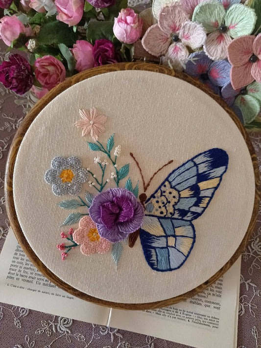 Khayet W Tara Butterfly Embroidery Hoop