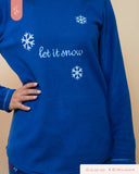 EVE.CLOSET Mother-Daughter Let It Snow Pajama