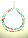 Moon by Mona handmade Multicolored Flowers Crystals for Women