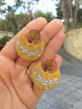 Handmade by Mona Handmade Polymer Clay Earrings 4 cm