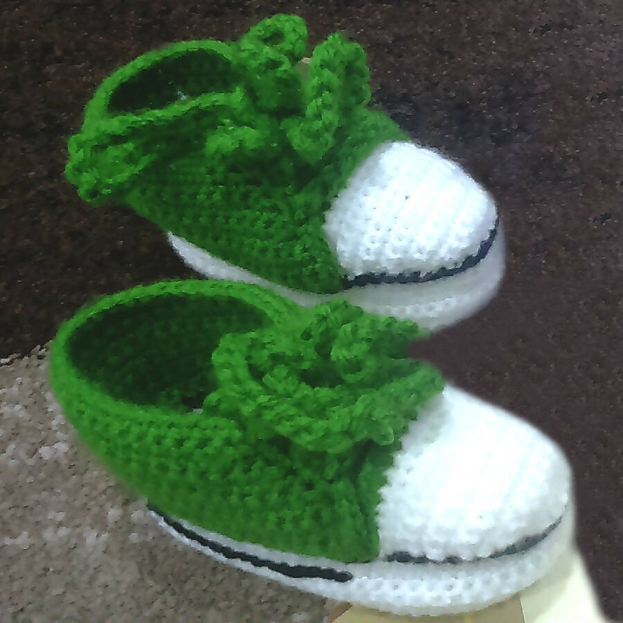 Handmade on sale crochet shoes