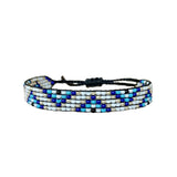 Glow By Rula Akhdar Handmade For Women Triangled Eye Bead Bracelet