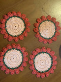 It's So Yarn Handmade Crochet Flower Pot Coaster