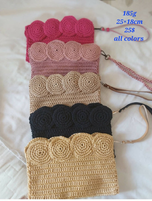 Magic of Crochet Handmade cluch length 27 width 17cm