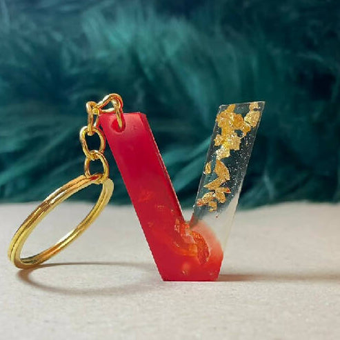 Julyana Chehab Handmade Letter V Keychain-Ready- 5 cm