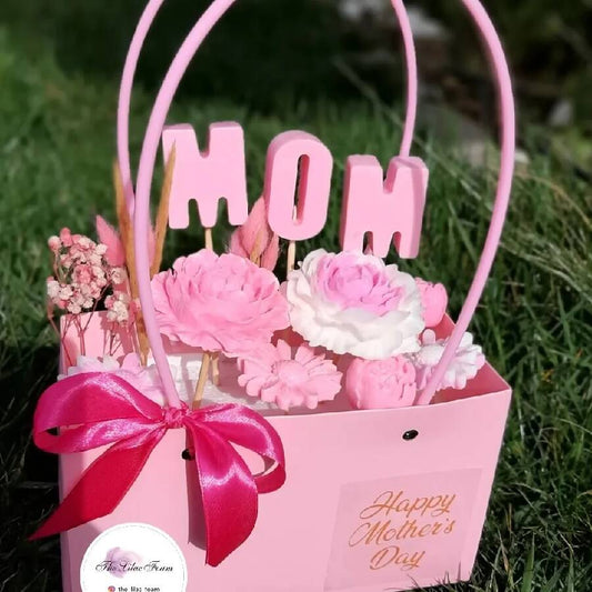 The Lilac Foam's Handmade Mother's Day Flowers Bag