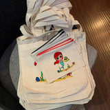inspire.inc Ariel the Little Mermaid Tote Bag with Optional Zipper Pouch