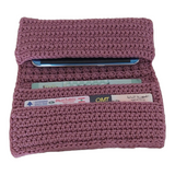 Fashion Stitch Women's Purple Crochet Wallet