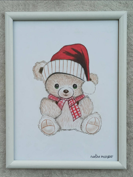 Nadine Art Gallery Christmas Framed Sketch
